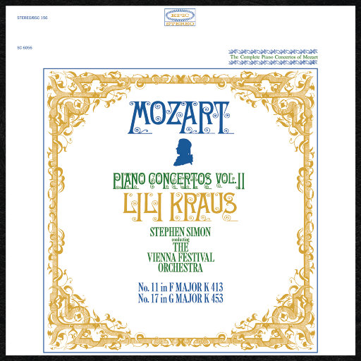 莫扎特：钢琴与管弦乐团协奏曲 Nos. 11 & 17,Lili Kraus
