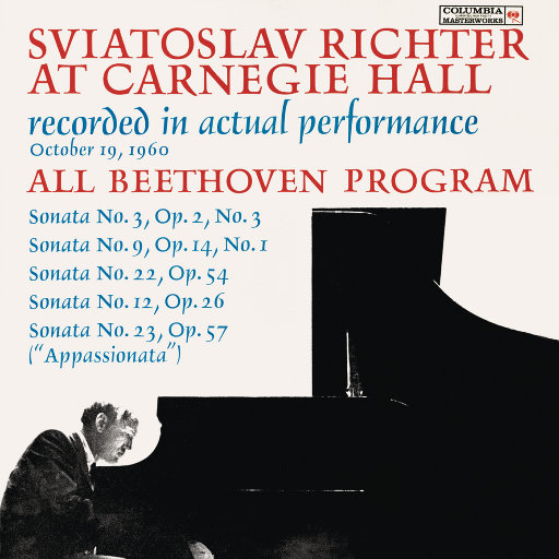 里赫特：贝多芬作品专场 - 卡内基音乐厅（1960.10.19）,Sviatoslav Richter