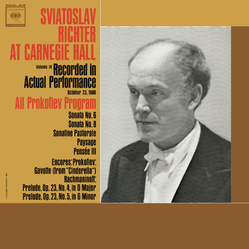 里赫特：普罗科菲耶夫作品专场 - 卡内基音乐厅（1960.10.23）,Sviatoslav Richter