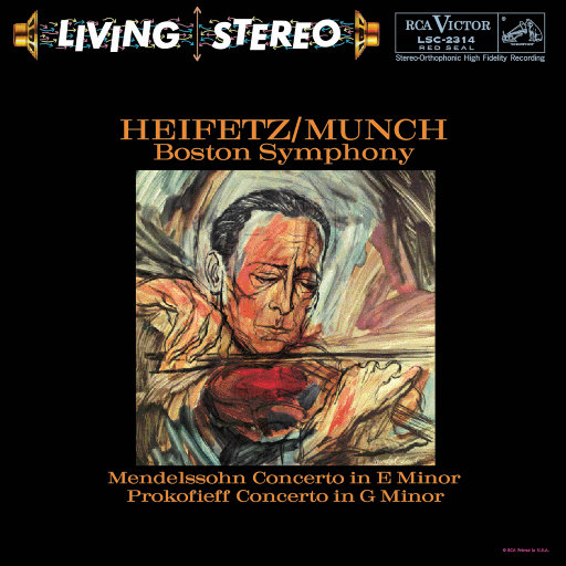海菲兹/门德尔松：小提琴协奏曲 - 普罗科菲耶夫：第二小提琴协奏曲 (2.8MHz DSD),Jascha Heifetz