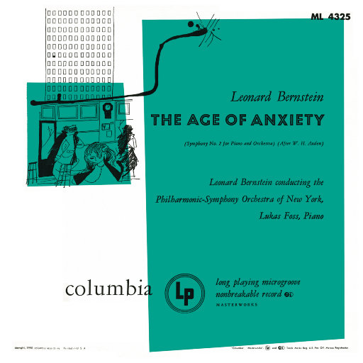 伯恩斯坦：The Age of Anxiety & Serenade for Violin, Strings and Percussion (Remastered),Leonard Bernstein