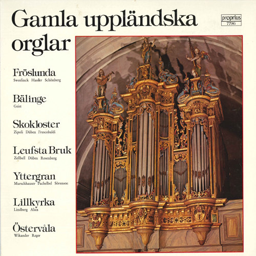Gamla uppländska orglar,Rudolf Löfgren
