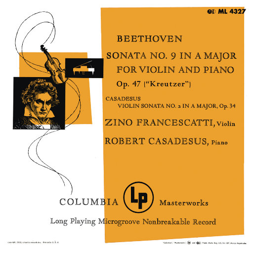 贝多芬・卡萨德修: 小提琴奏鸣曲 (Remastered),Zino Francescatti