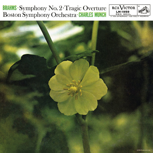 勃拉姆斯: D大调第二交响曲, Op.73 & 悲剧序曲, Op.81,Charles Munch
