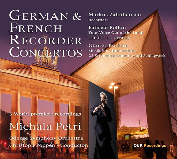 德国 & 法国竖笛协奏曲 (German & French Recorder Concertos),Michala Petri,Odense Symphony Orchestra,Christoph Poppen