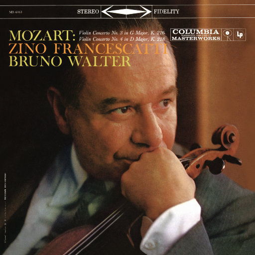 莫扎特: 第三 & 第四小提琴协奏曲 (瓦尔特 & 哥伦比亚交响乐团),Bruno Walter