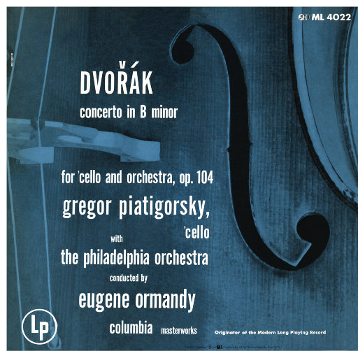 德沃夏克: b小调大提琴协奏曲, Op. 104 & 布鲁赫: 晚祷 (Kol Nidrei), Op. 47 (皮亚蒂戈尔斯基),Gregor Piatigorsky