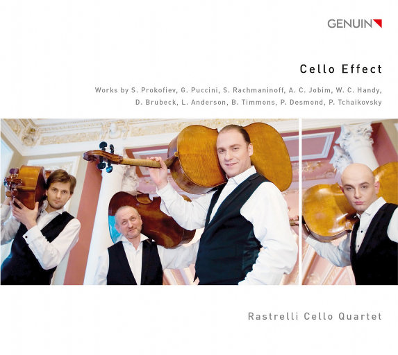 大提琴四重奏编曲 - 普罗科菲耶夫 / 普契尼 / 拉赫曼尼诺夫 / 约宾 / 布鲁贝克 (大提琴效果) (拉斯特雷利大提琴四重奏),Rastrelli Cello Quartet