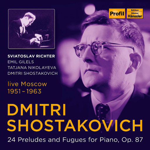 肖斯塔科维奇亲弹24首钢琴前奏曲与赋格, Op. 87 (5 Discs 套盒),Dmitri Shostakovich,Emil Gilels,Sviatoslav Richter,Tatjana Nikolayeva