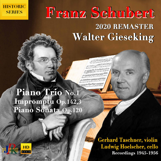 舒伯特: 钢琴作品 (2020 重新灌录),Walter Gieseking,Gerhard Taschner,Ludwig Hoelscher