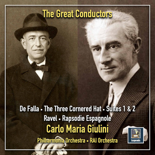 德·法雅: 《三角帽》组曲 & 拉威尔: 西班牙狂想曲,Carlo Maria Giulini,Philharmonia Orchestra London,Rai Orchestra Torino