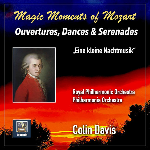 莫扎特的魔力时刻: 序曲, 舞曲 & 小夜曲,Colin Davis,Royal Philharmonic Orchestra,Philharmonia Orchestra