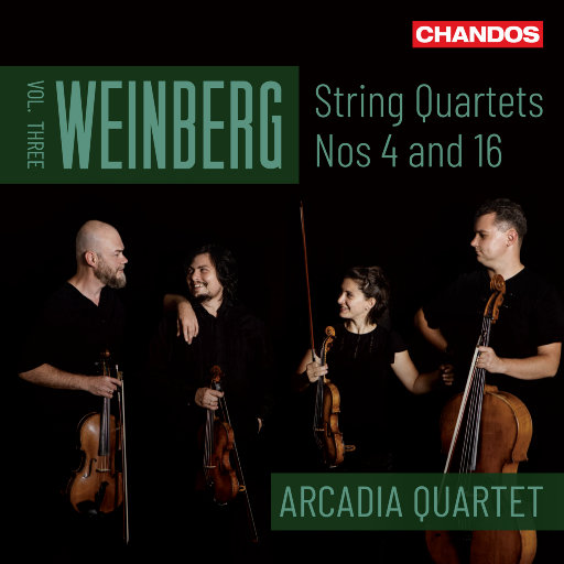 米奇斯瓦夫·魏因伯格: 弦乐四重奏, Vol. 3,Arcadia Quartet