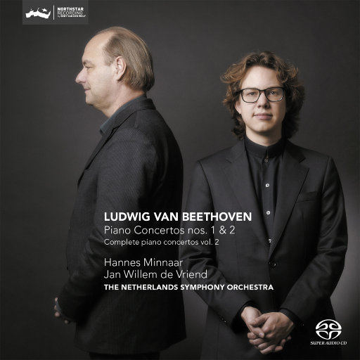 贝多芬：钢琴协奏曲 No.1 & 2（米纳/迪费恩德/荷兰交响乐团）(11.2MHz DSD),Hannes Minnaar,The Netherlands Symphony Orchestra,Jan Willem de Vriend