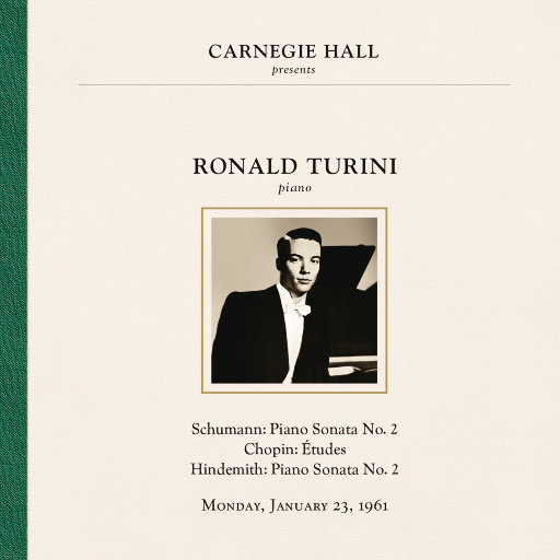 罗纳德·图里尼在卡内基音乐厅,Ronald Turini