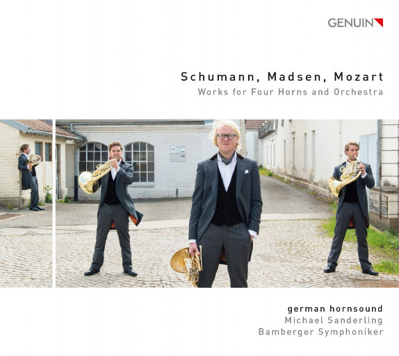 舒曼, 马德森 & L. 莫扎特: Works for 4 Horns & Orchestra,German Hornsound